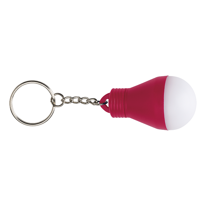 Light Bulb Shaped Keychain