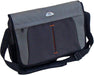 40cm Point Nylon Messenger Bag | Grey/Black-Messenger Bags