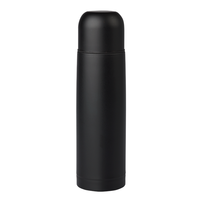 500ml Coloured Vacuum Flask Black / STD / Regular - Drinkware