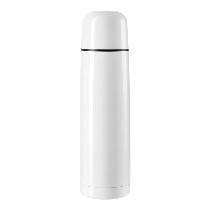500ml Coloured Vacuum Flask White / STD / Regular - Drinkware