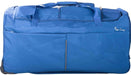 56cm Small Duffel Bag On Wheels with Backpack Straps| Blue-Duffel Bags