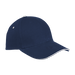 6 Panel Single Jersey Cap Navy/White / STD / Last Buy - Caps