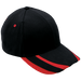 6 Panel Supporter Cap  Black/Red / STD / Regular - 