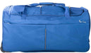 69cm Medium Duffel Bag On Wheels with Backpack Straps| Blue-Duffel Bags