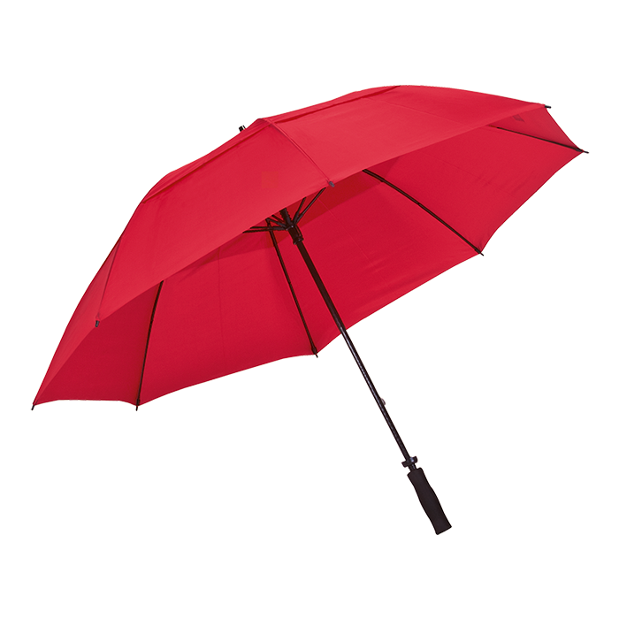 BR0008 - 8 Panel Golf Umbrella Red / STD / Regular - 