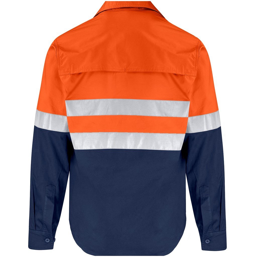Vented Two-Tone Reflective Work Shirt