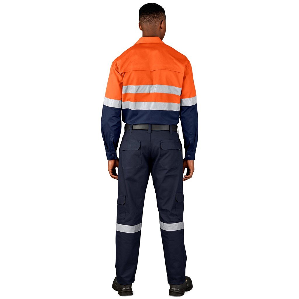 Vented Two-Tone Reflective Work Shirt