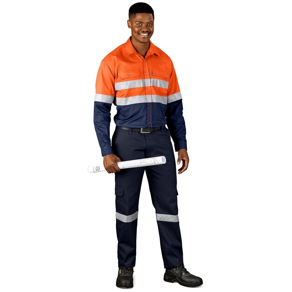 Vented Two-Tone Reflective Work Shirt