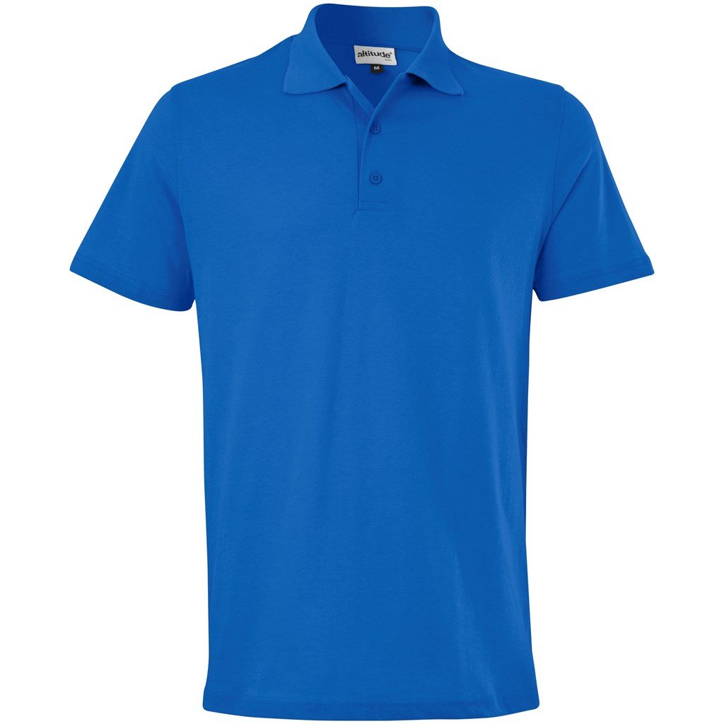 Mens Michigan Golf Shirt  - Royal Blue