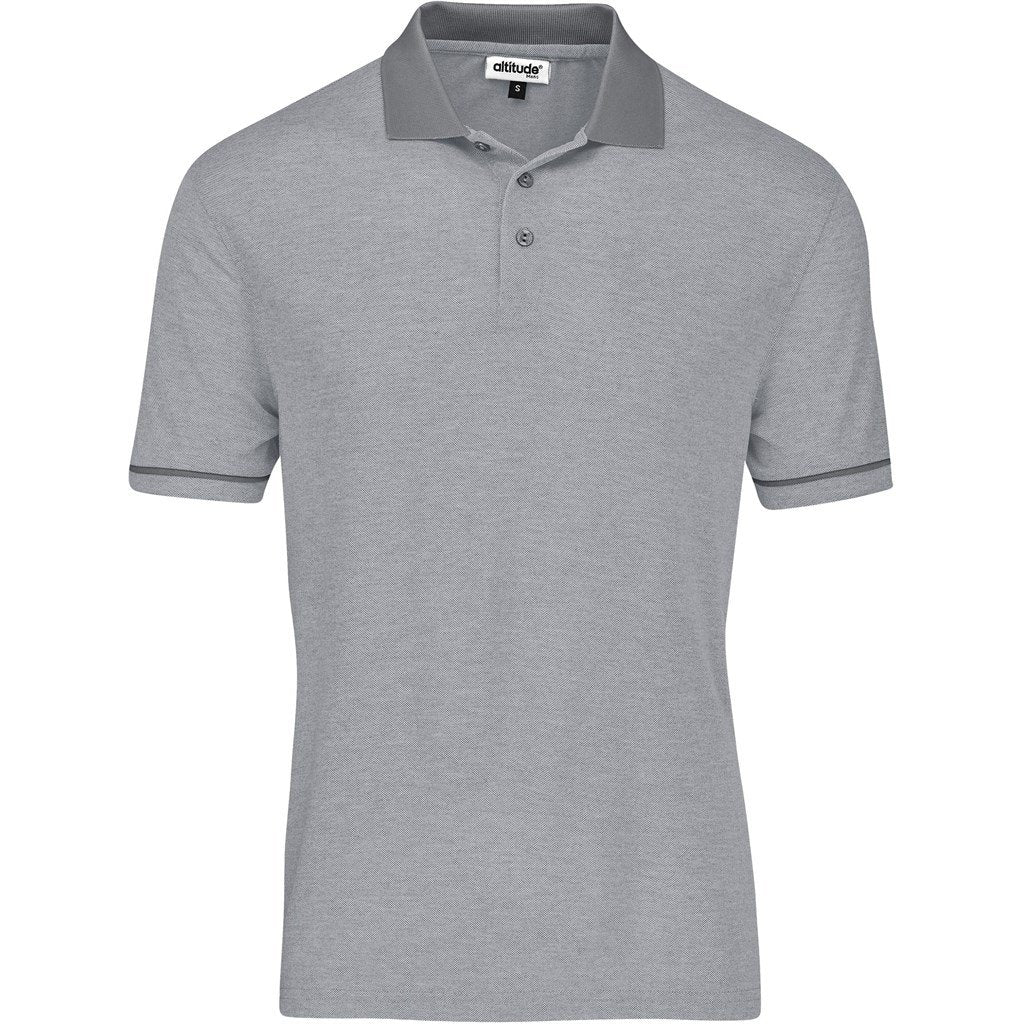 Mens Verge Golf Shirt - Blue