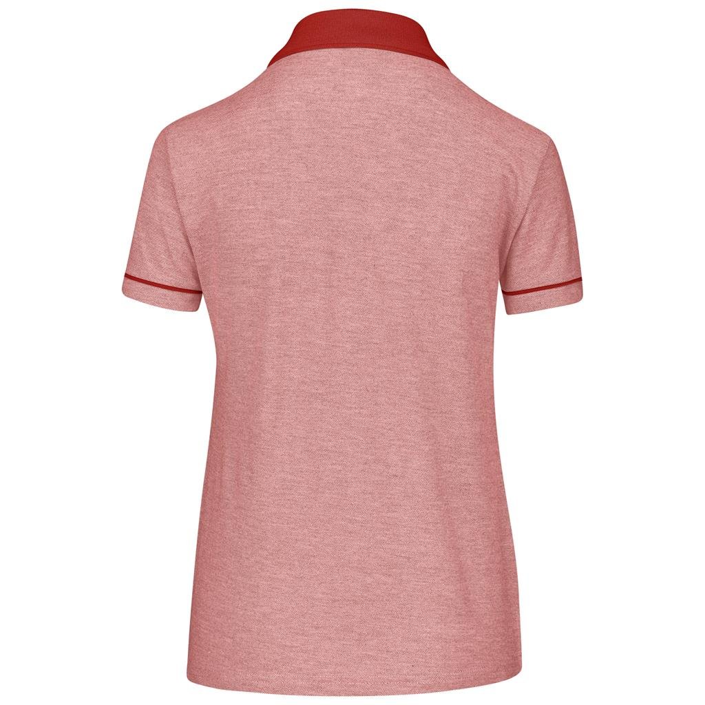 Ladies Verge Golf Shirt  - Red