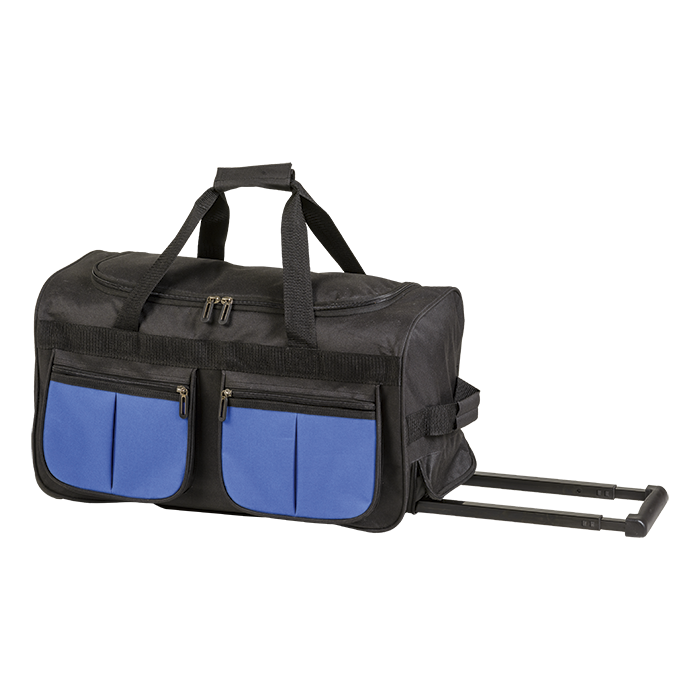 Rolling Duffel With Coloured Front Pockets
