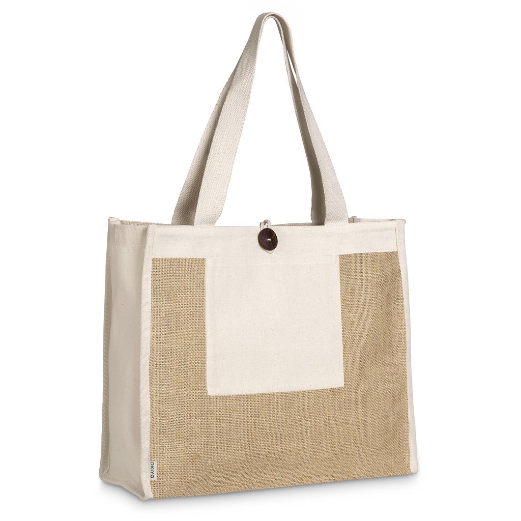 Hikari Jute & Cotton Tote Bag