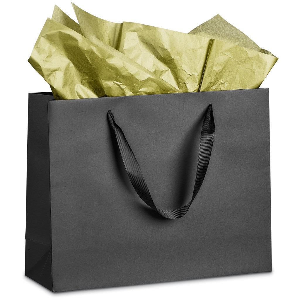 Ritz Midi Paper Gift Bag - Black