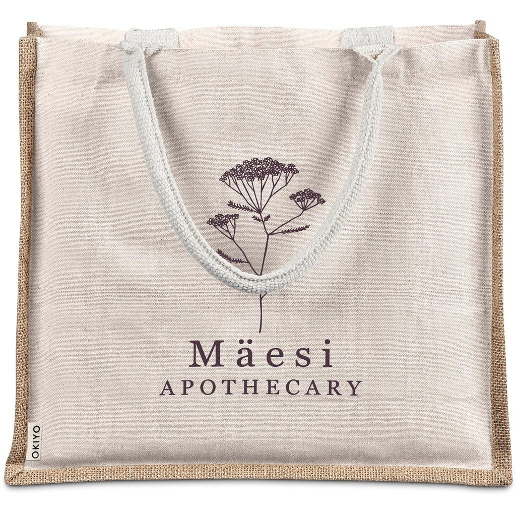 Chinsai Maxi Jute & Cotton Tote