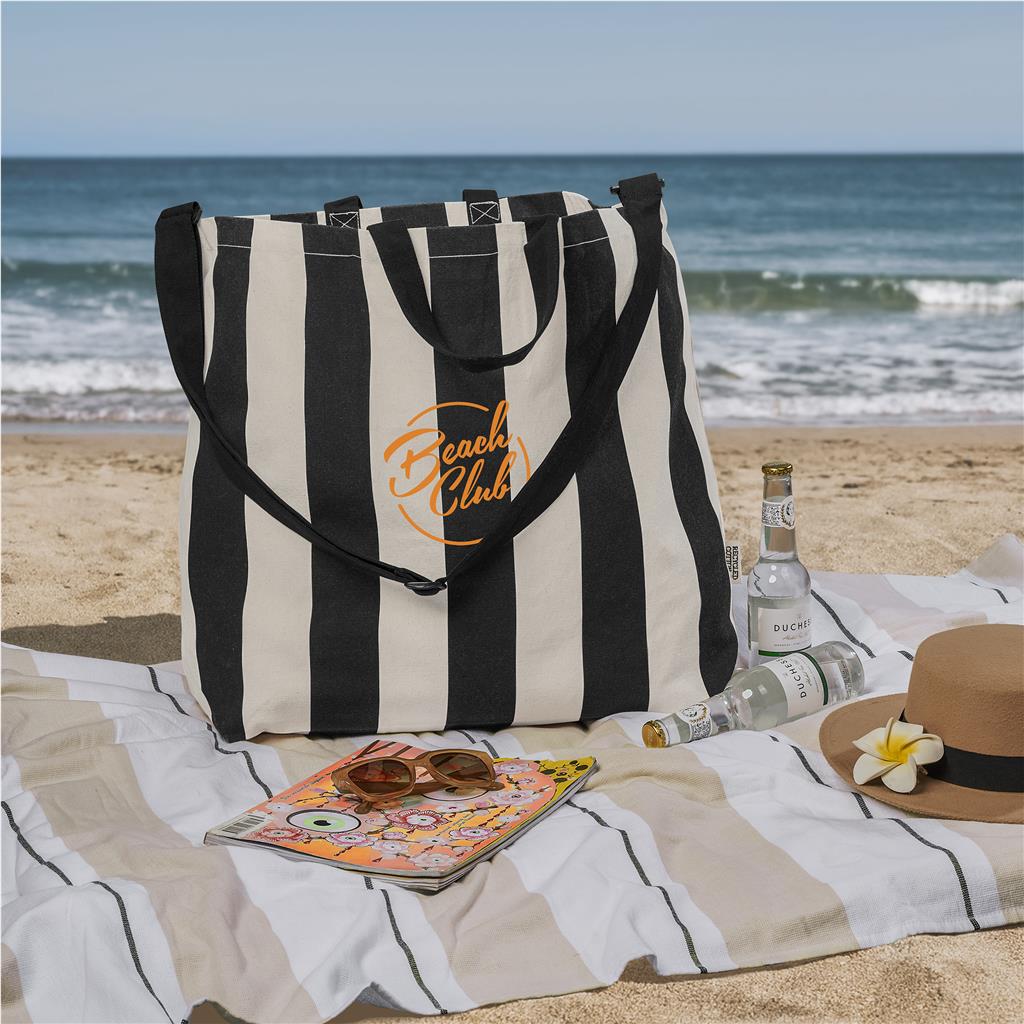 Natsuri Recycled Canvas Large Beach Bag