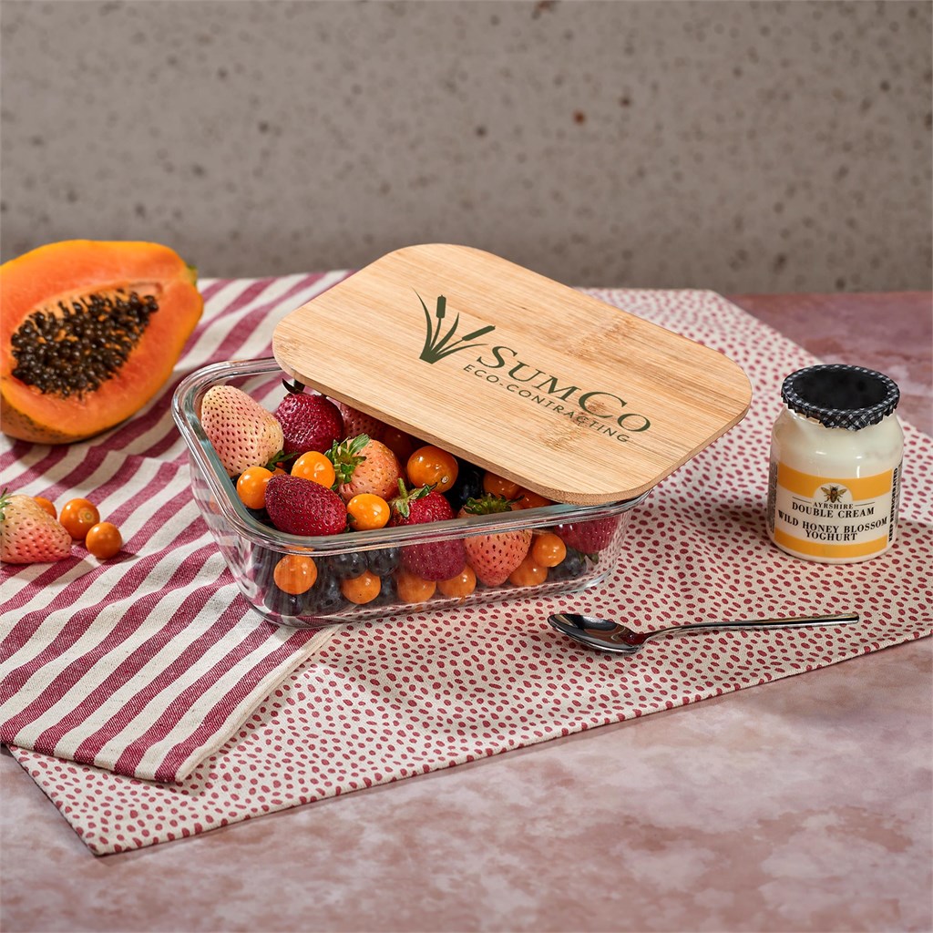 Moshi Glass & Bamboo Lunch Box