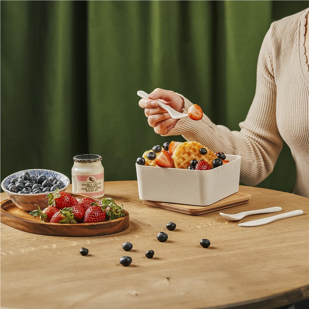 Wani Wheat Straw & Bamboo Lunch Box