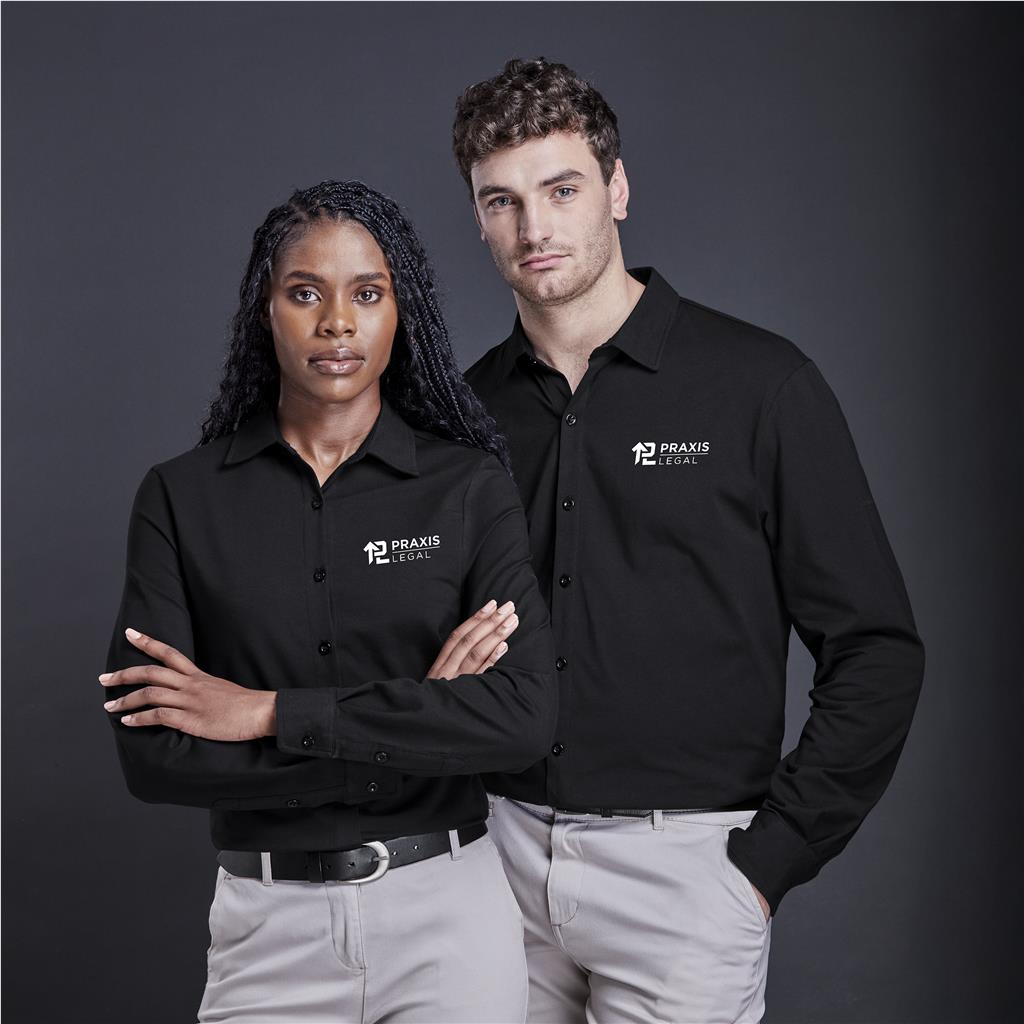 Ladies Long Sleeve  Cronus Knitted Shirt