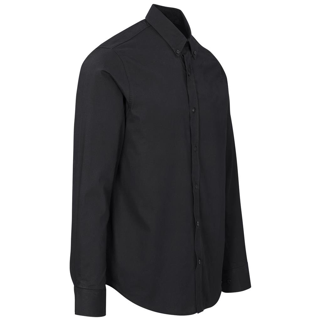 Mens Long Sleeve Cotton Twill Moderna  Shirt