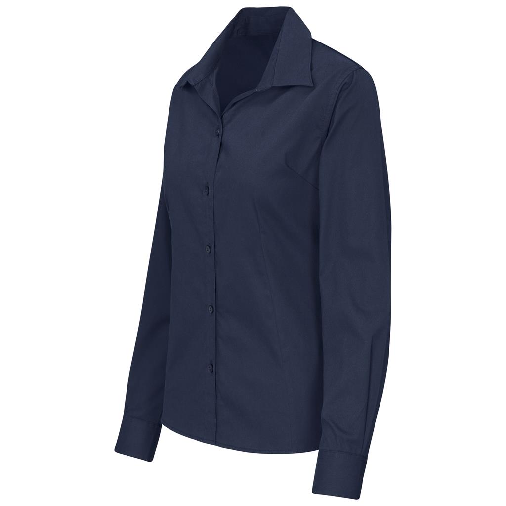 Ladies Long Sleeve Cotton Twill Moderna Shirt