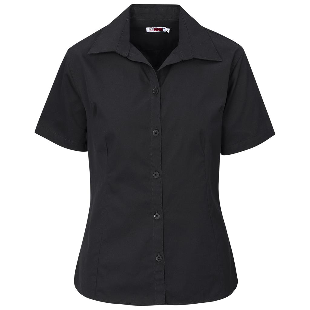 Ladies Short Sleeve Cotton Twill Moderna Shirt