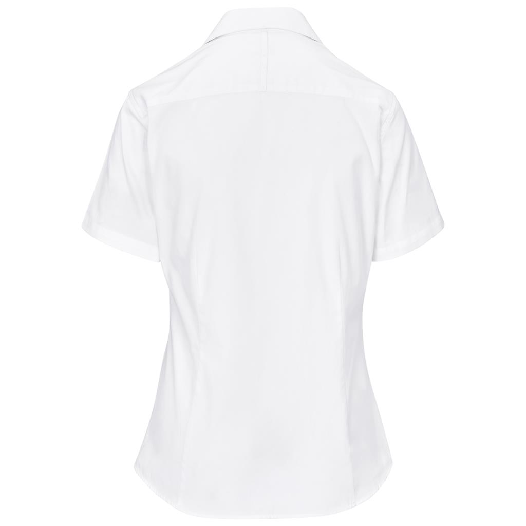 Ladies Short Sleeve Cotton Twill Moderna Shirt