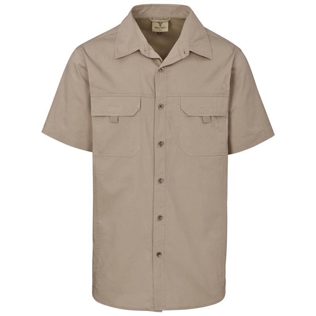 Mens Short Sleeve Mawenzi Twill Shirt