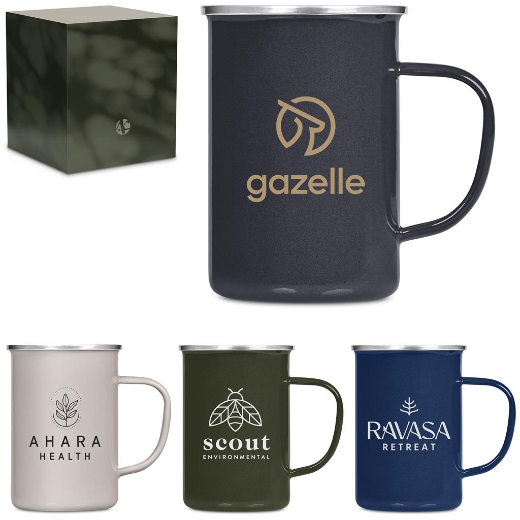 Satara Enamel Coffee Mug – 600ml