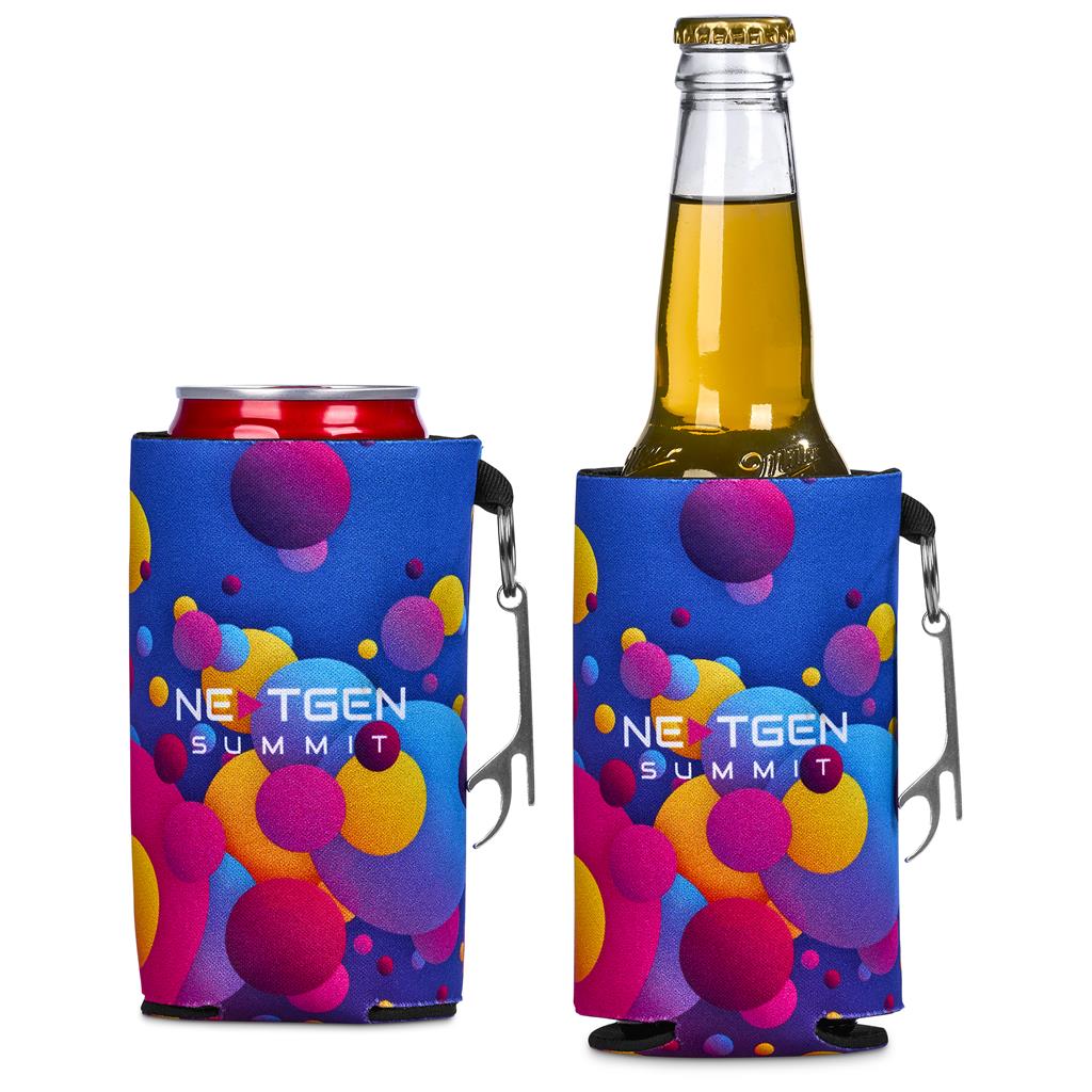 Custom Freezo Neoprene Stubby Cooler With Bottle Opener