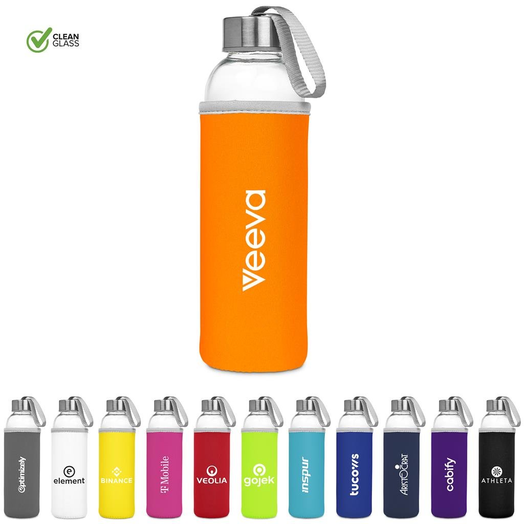 Neo Glass Water Bottle - 500ml