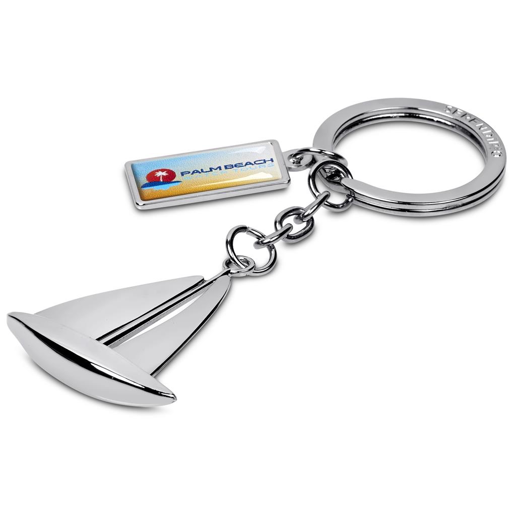 Sailboat Charmed Keyholder