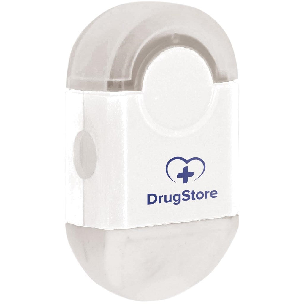 Duo Eraser & Sharpener - Solid White