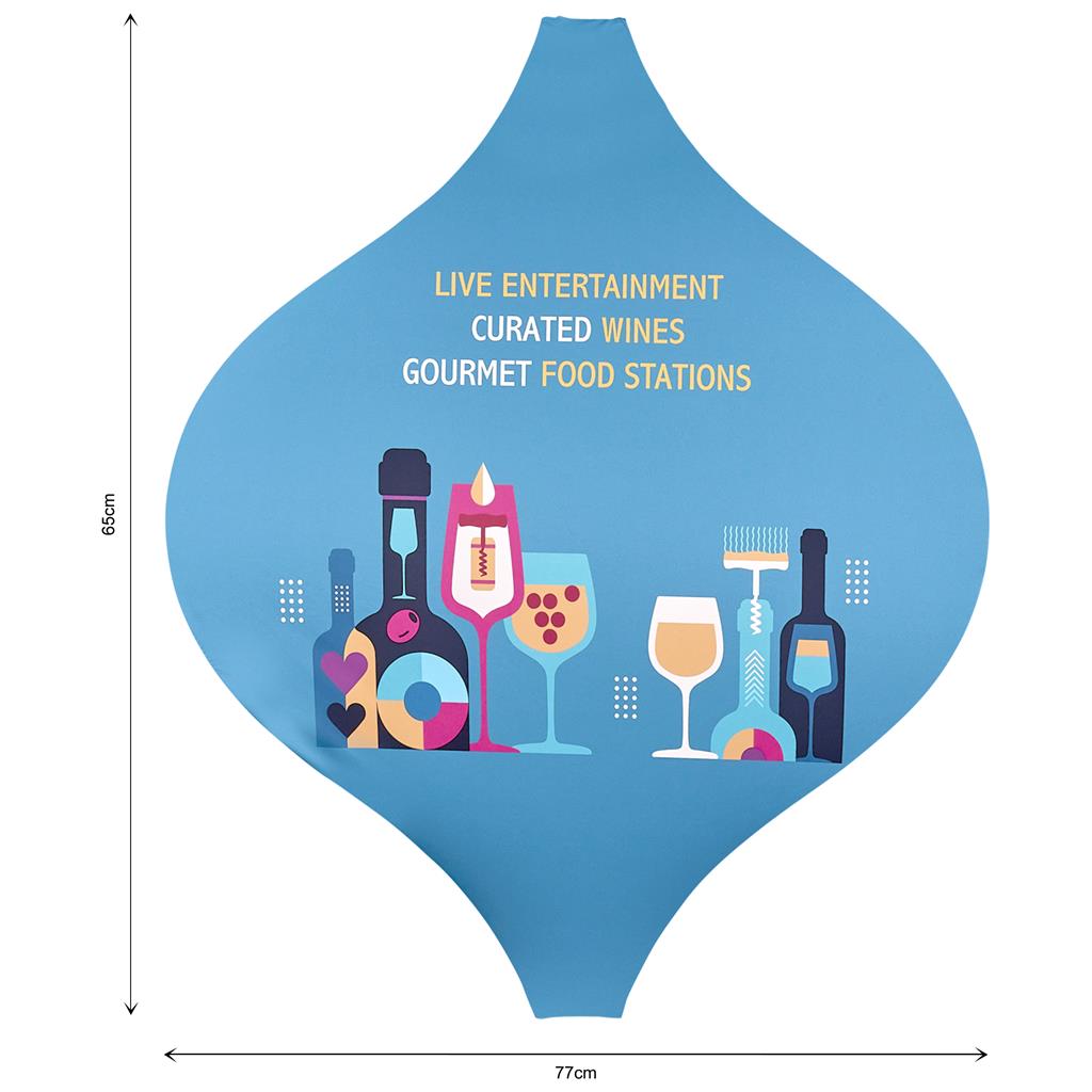 Lantern Banner with Light Weight Cross Base Skin