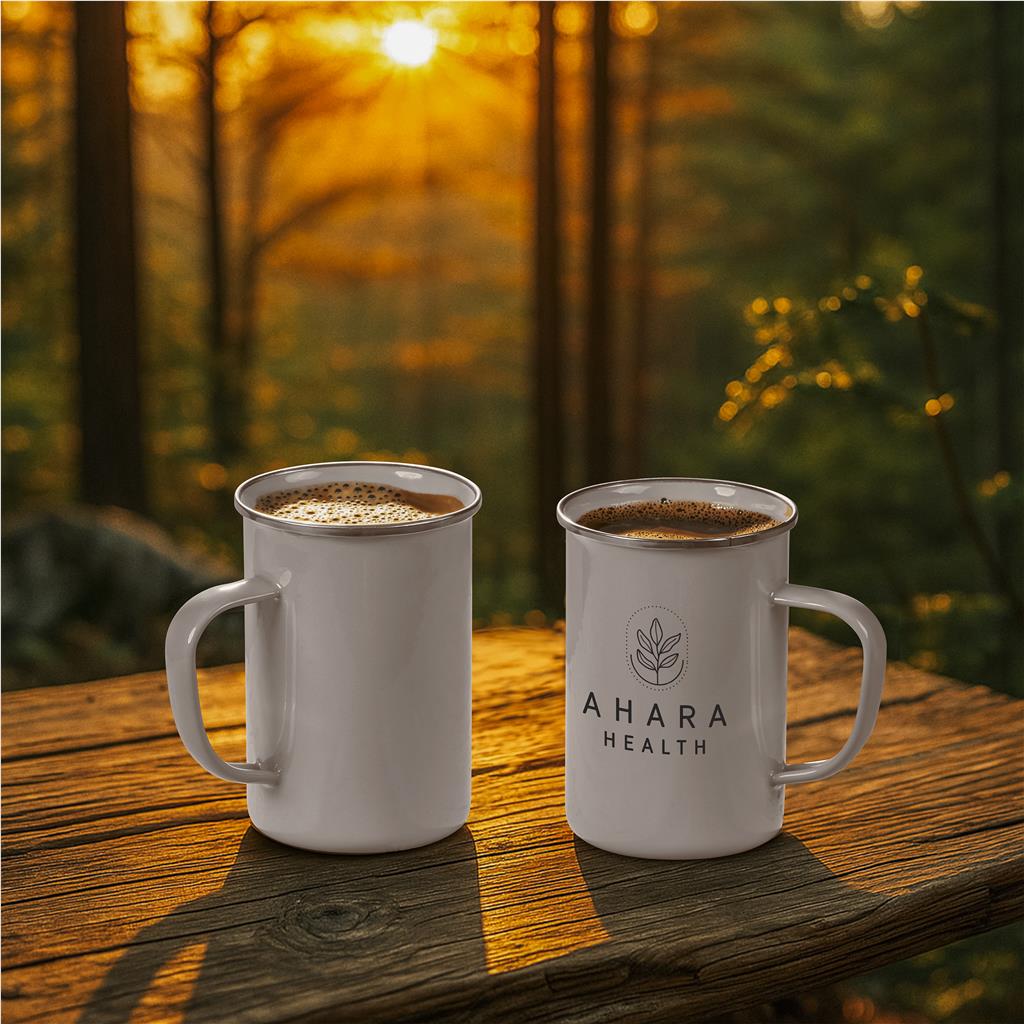 Satara Enamel Coffee Mug – 600ml