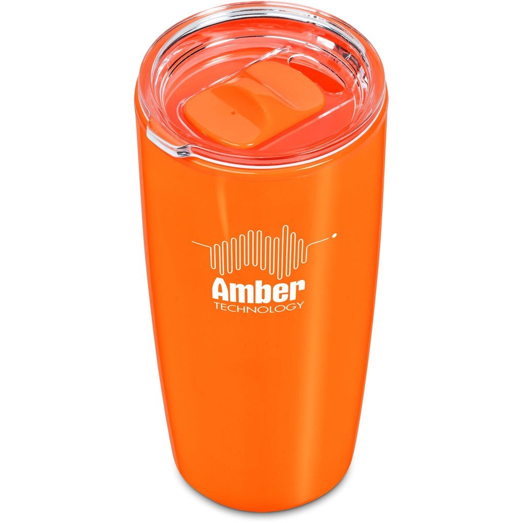 Daytona Plastic 2-in-1 Double-Wall Tumbler & Straw - 600ml