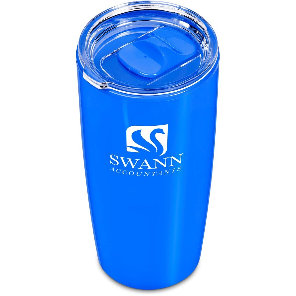 Daytona Plastic 2-in-1 Double-Wall Tumbler & Straw - 600ml