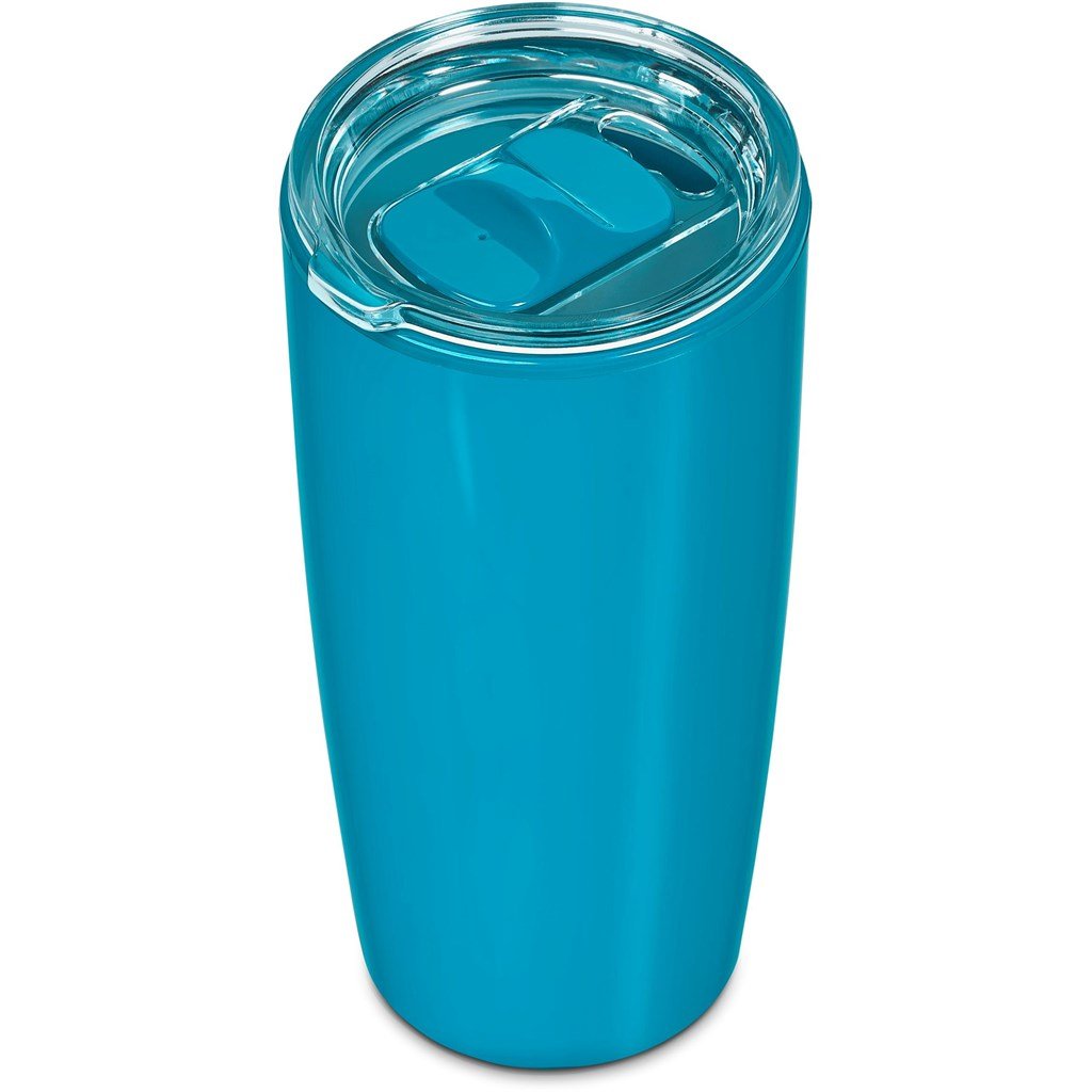 Daytona Plastic 2-in-1 Double-Wall Tumbler & Straw - 600ml