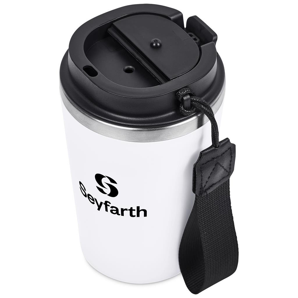 Luca Stainless Steel & Plastic Double-Wall Tumbler – 350ml