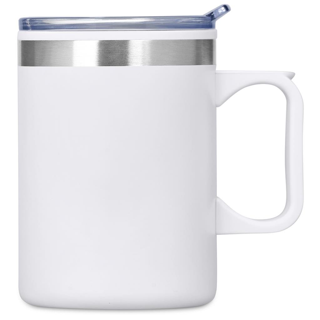 Angelo Stainless Steel & Plastic Double-Wall Mug – 360ml