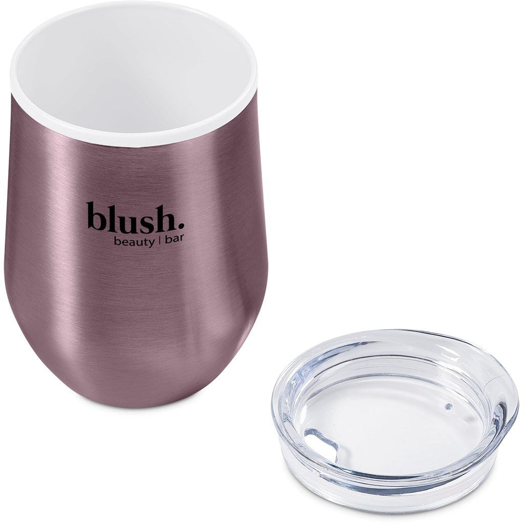 Vogue Madison Stainless Steel & Plastic Double-Wall Tumbler - 350ml