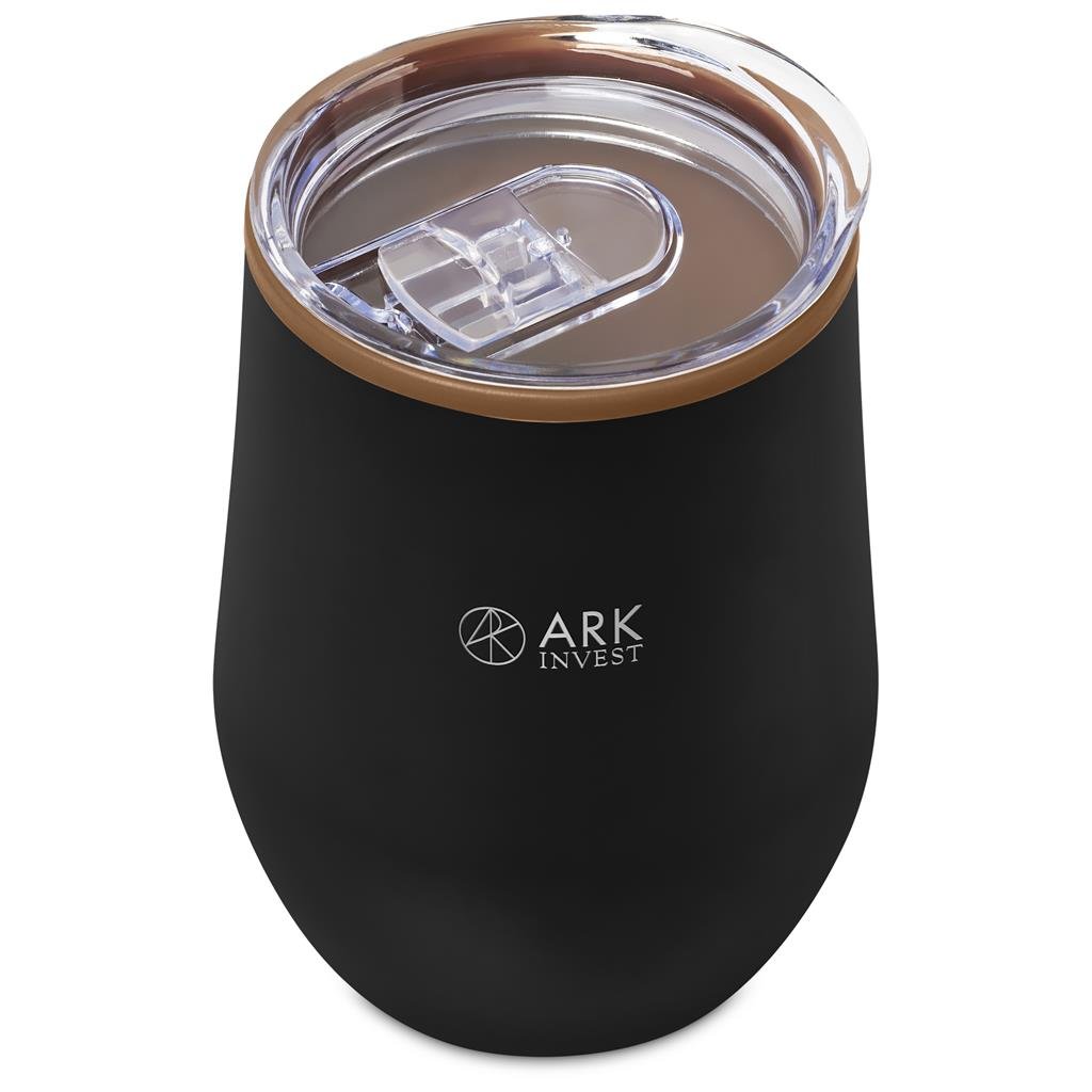 Ovolo Stainless Steel & Plastic Double-Wall Tumbler – 350ml