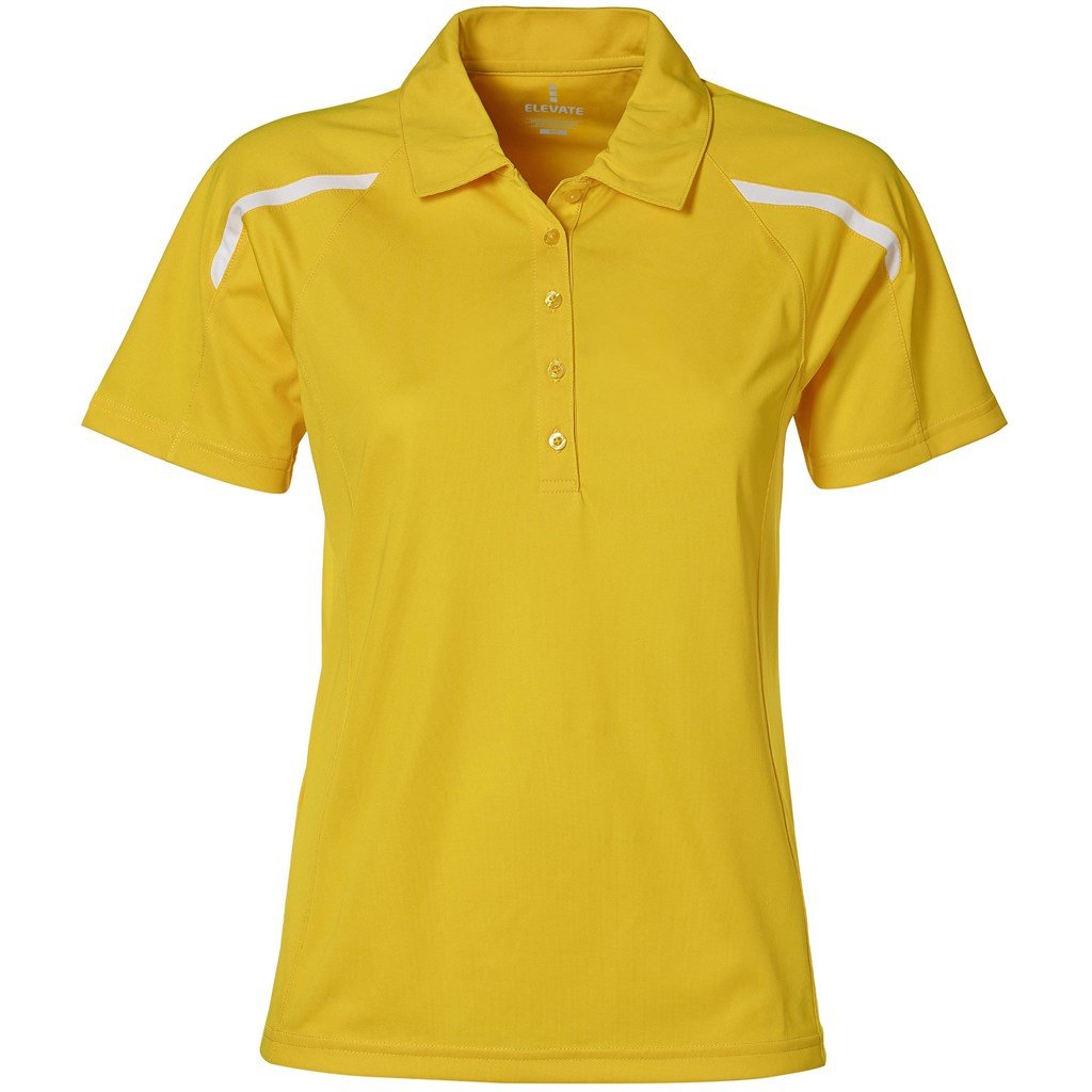 Ladies Nyos Golf Shirt  - Yellow