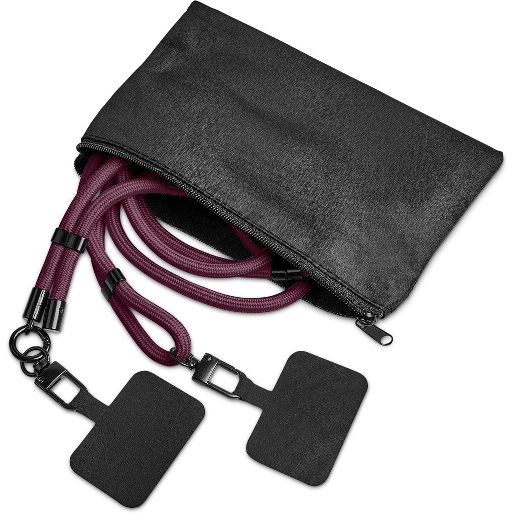 Fusion Crossbody & Wrist Phone Strap Set in Pouch