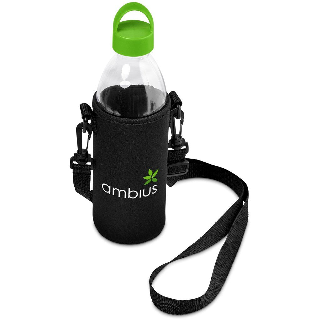 Hands-Free Glass Water Bottle – 850ml