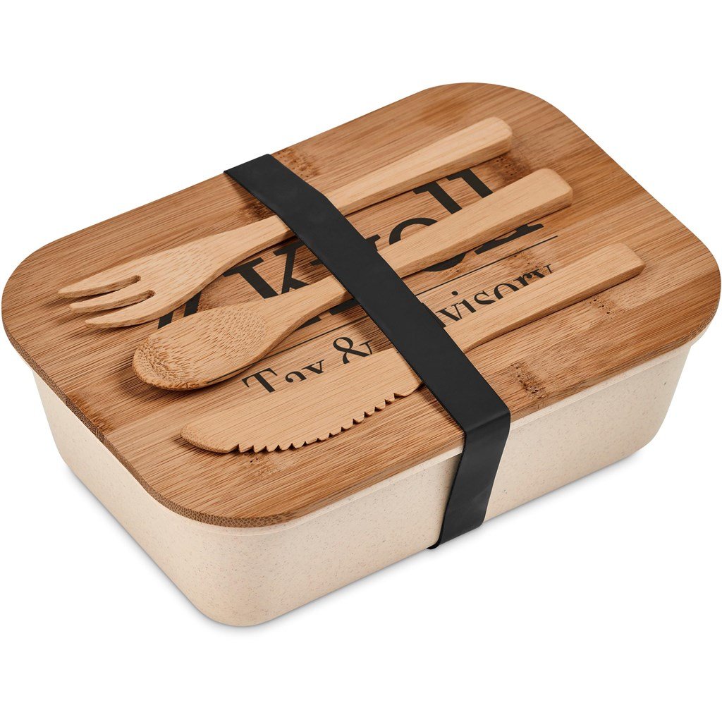 Natura Plus Bamboo Fibre Lunch Box Set