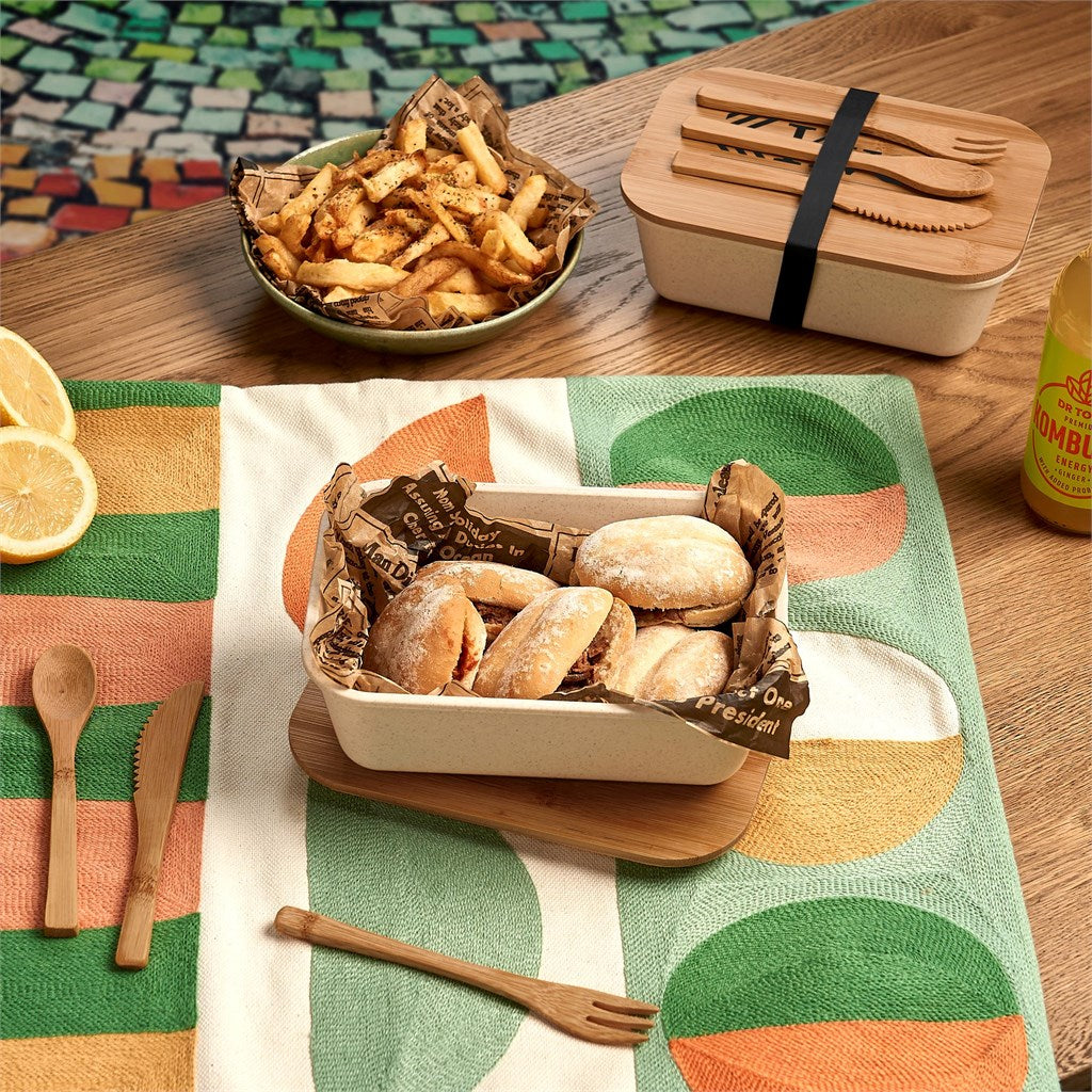 Natura Plus Bamboo Fibre Lunch Box Set