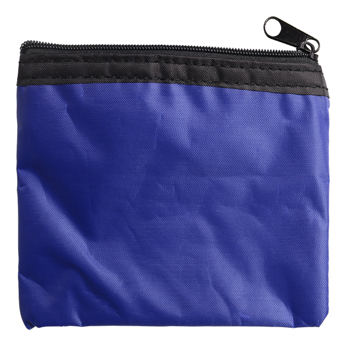 Zippered Pouch with Split Ring