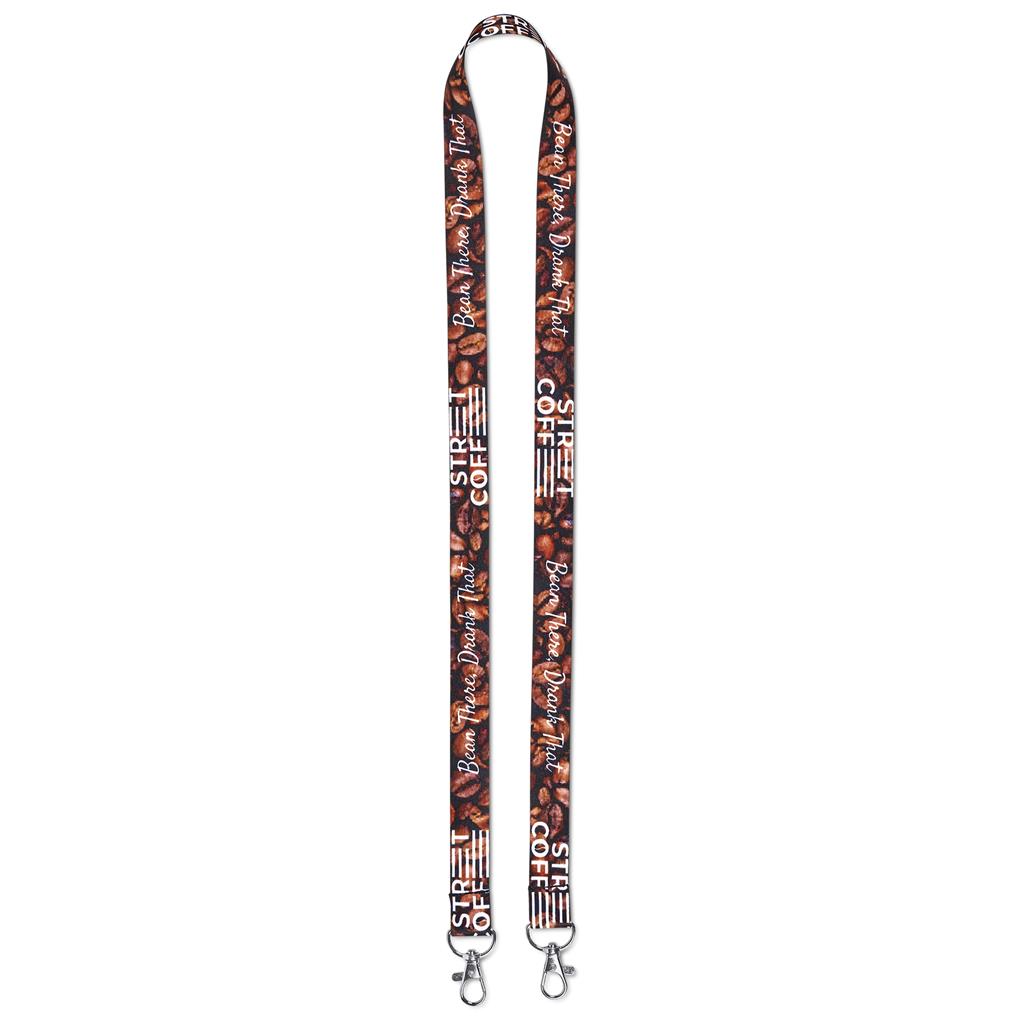 Garros Double-Sided Sublimation Satin Lanyard
