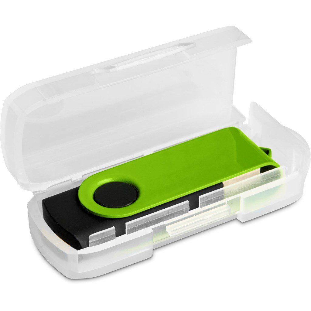 Axis Gyro Black Flash Drive - 8GB